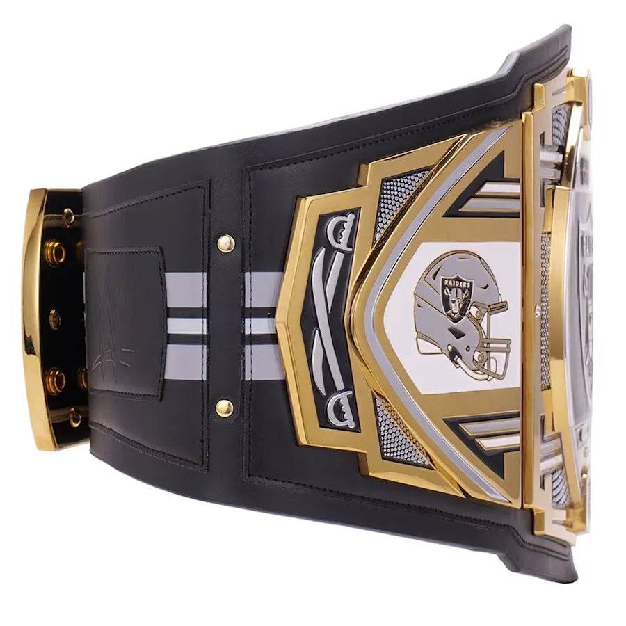 Las Vegas Raiders WWE Legacy Title Belt Championship Belt WWF Belt