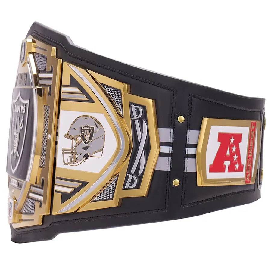 Las Vegas Raiders WWE Legacy Title Belt Championship Belt WWF Belt