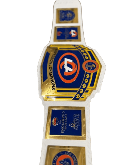 LOS ANGELES LA SUPERBOWL RAMS NFL Championship Belt Championship Belt WWF Belt