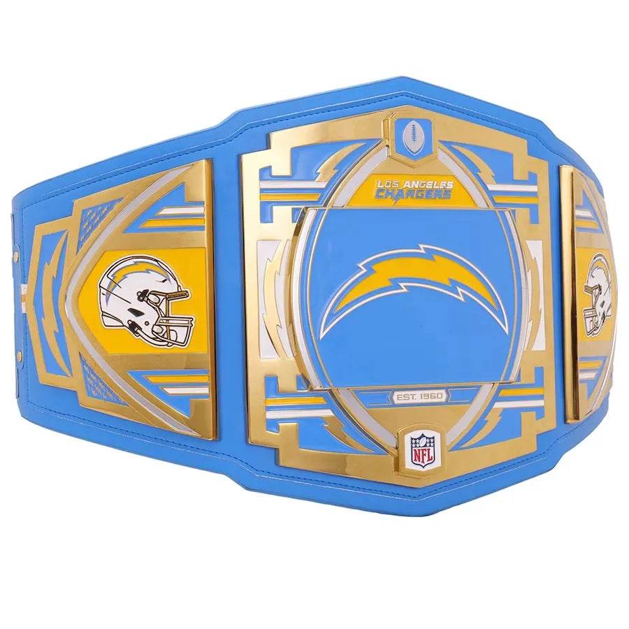 Los Angeles Chargers WWE Legacy Title Belt Championship Belt WWF Belt