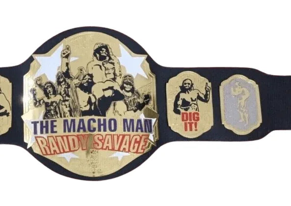 Macho Man Randy Savage Championship Title Belt Replica Championship Belt WWF Belt