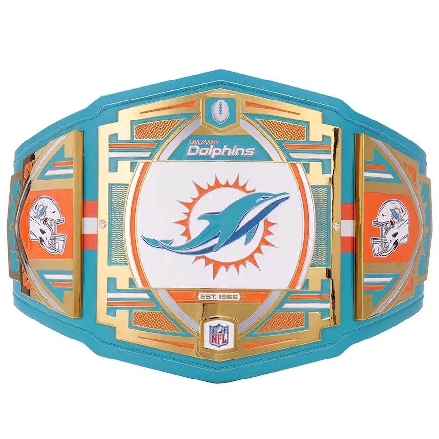 Miami Dolphins WWE Legacy Title Belt Championship Belt WWF Belt