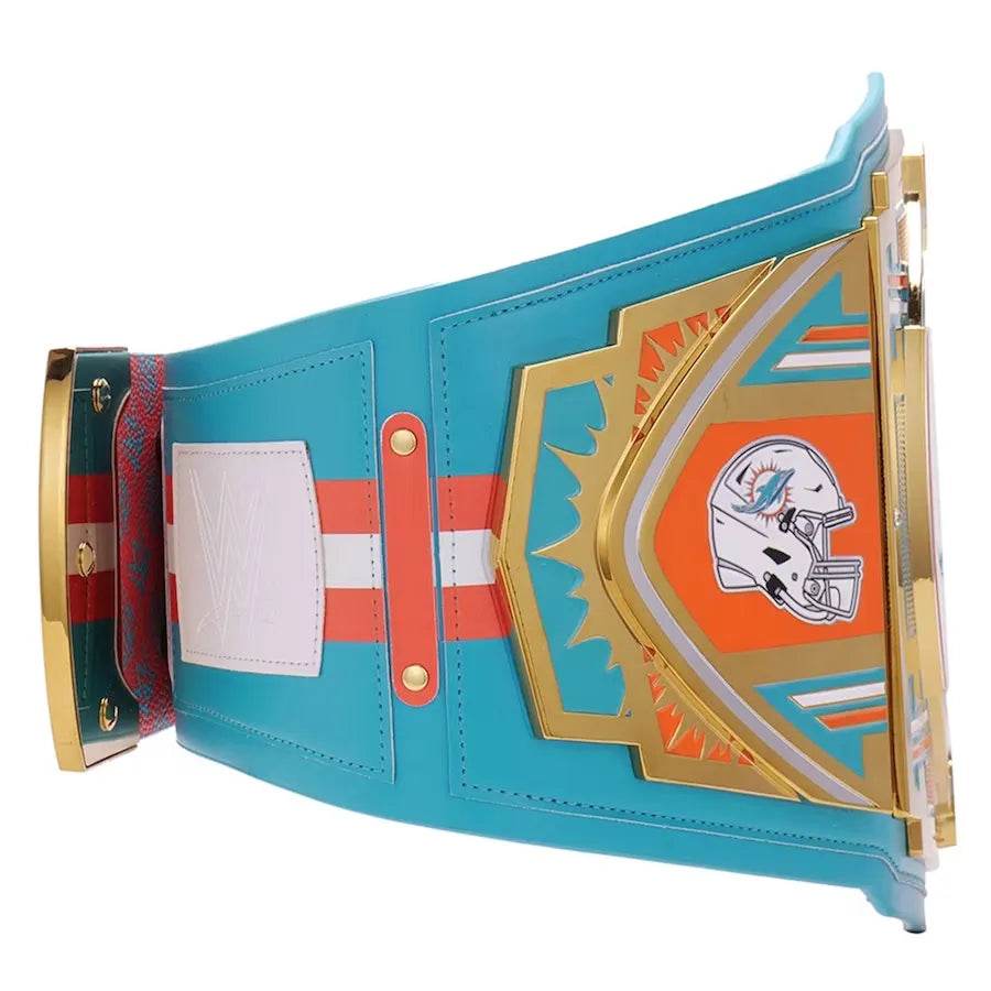 Miami Dolphins WWE Legacy Title Belt Championship Belt WWF Belt