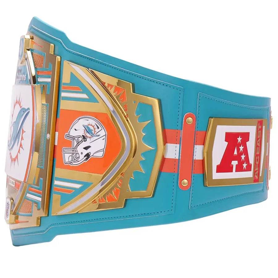 Miami Dolphins WWE Legacy Title Belt Championship Belt WWF Belt
