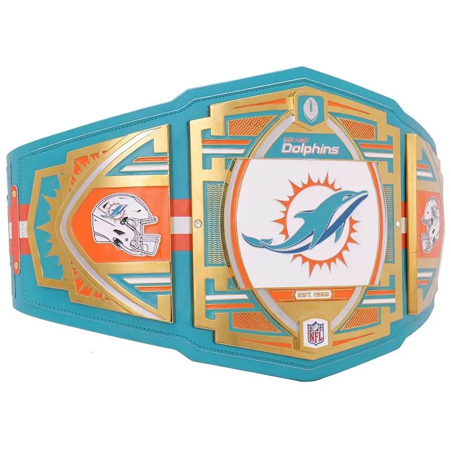 Miami Dolphins WWE Legacy Title Belt Championship Belt WWF Belt