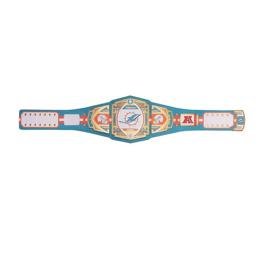 Miami Dolphins WWE Legacy Title Belt Championship Belt WWF Belt
