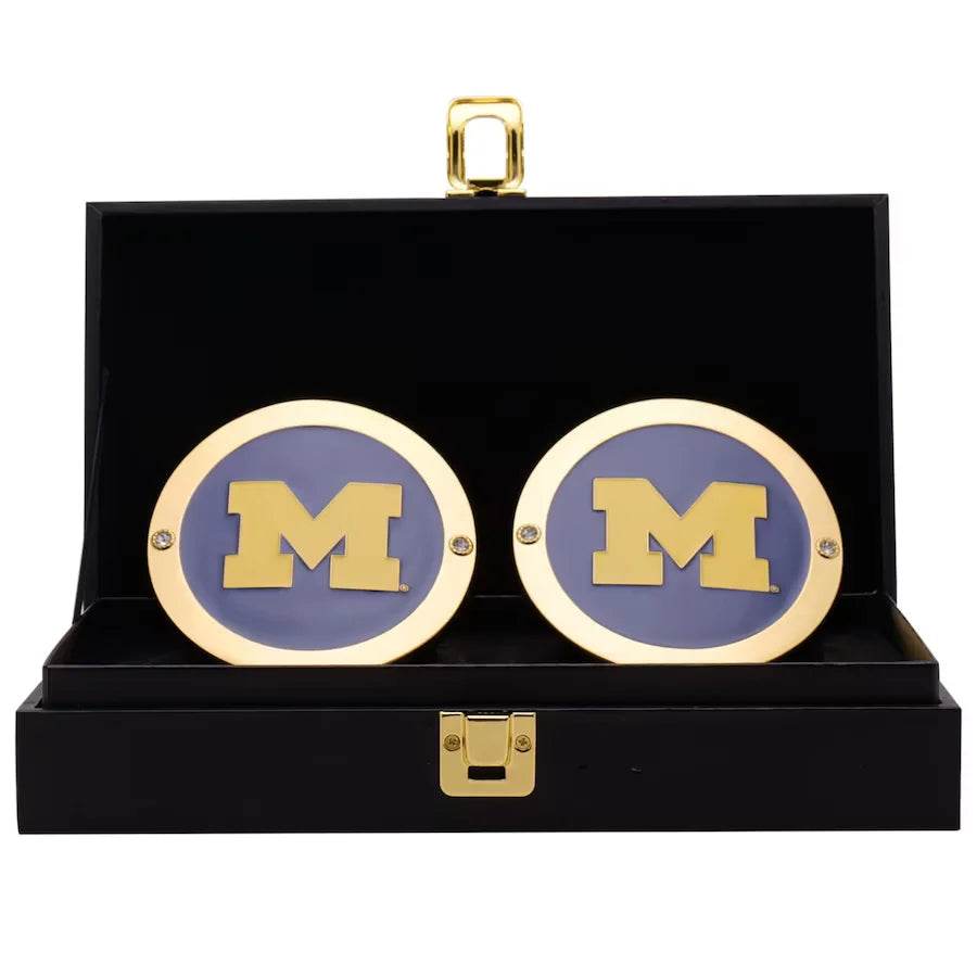 Michigan Wolverines Championship Replica Side Plate Box Set Championship Belt WWF Belt
