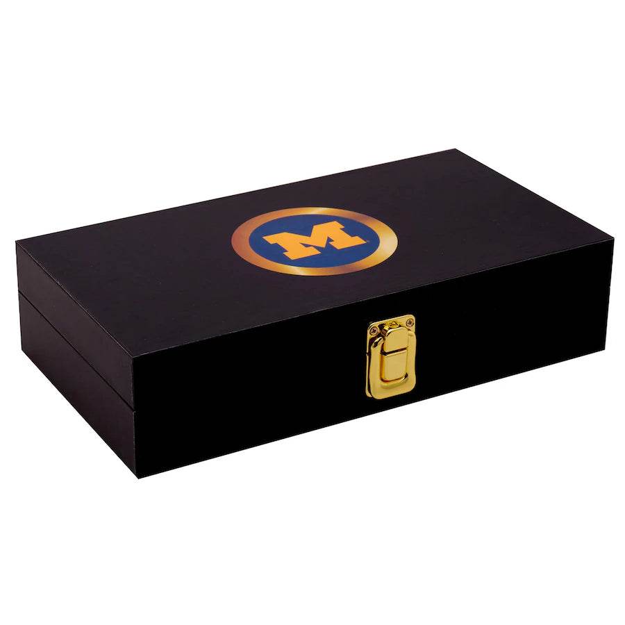 Michigan Wolverines Championship Replica Side Plate Box Set Championship Belt WWF Belt