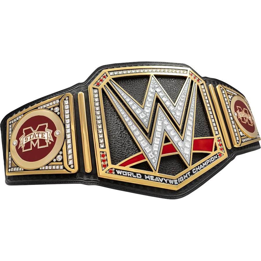 Mississippi State Bulldogs WWE Championship Replica Title Belt Championship Belt WWF Belt