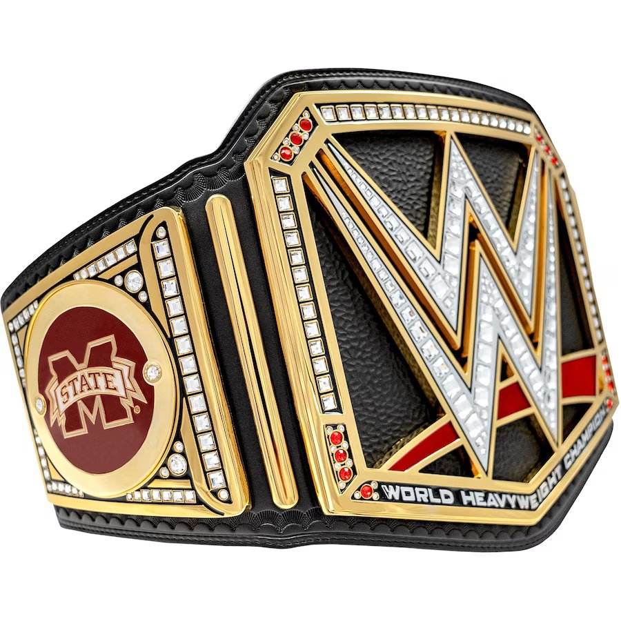 Mississippi State Bulldogs WWE Championship Replica Title Belt Championship Belt WWF Belt
