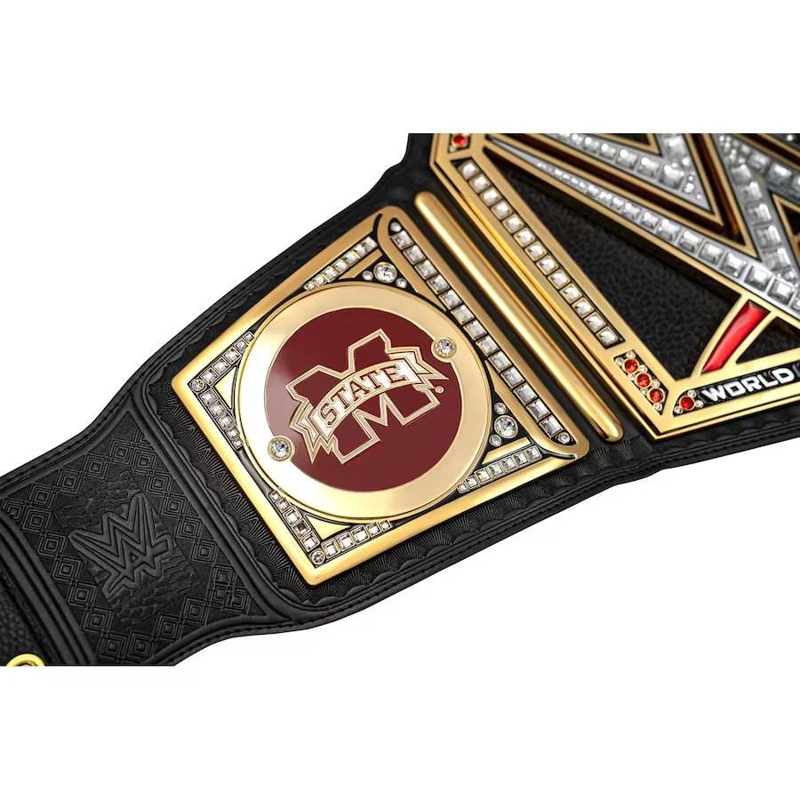 Mississippi State Bulldogs WWE Championship Replica Title Belt Championship Belt WWF Belt