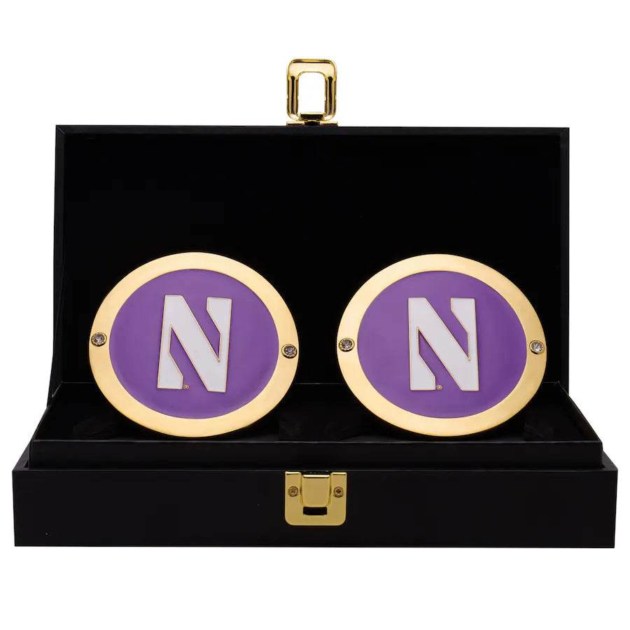 Northwestern Wildcats Championship Replica Side Plate Box Set Championship Belt WWF Belt