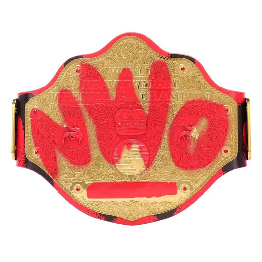 nWo Wolfpac Signature Series Championship Replica Title Belt Championship Belt WWF Belt