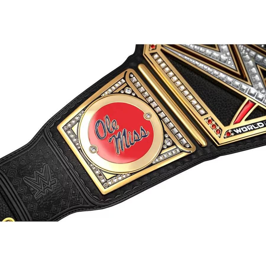 Ole Miss Rebels WWE Championship Replica Title Belt Championship Belt WWF Belt
