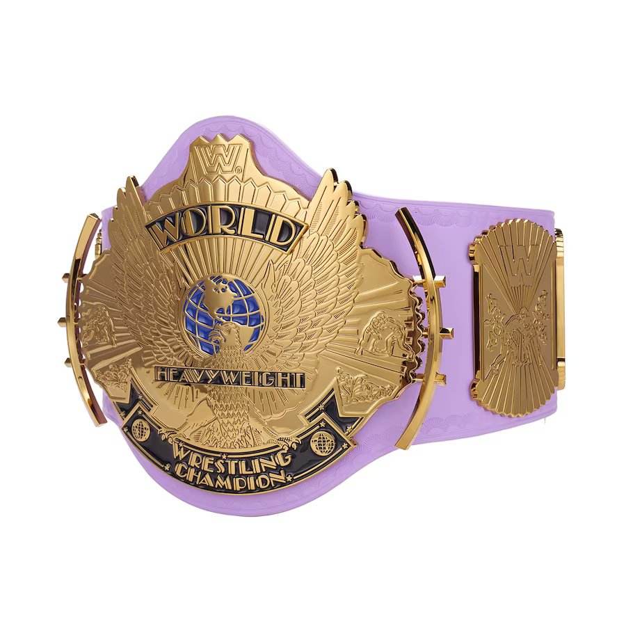 Purple WWE Winged Eagle Championship Replica Title Belt Championship Belt WWF Belt
