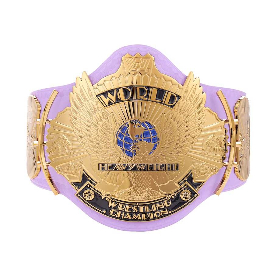 Purple WWE Winged Eagle Championship Replica Title Belt Championship Belt WWF Belt