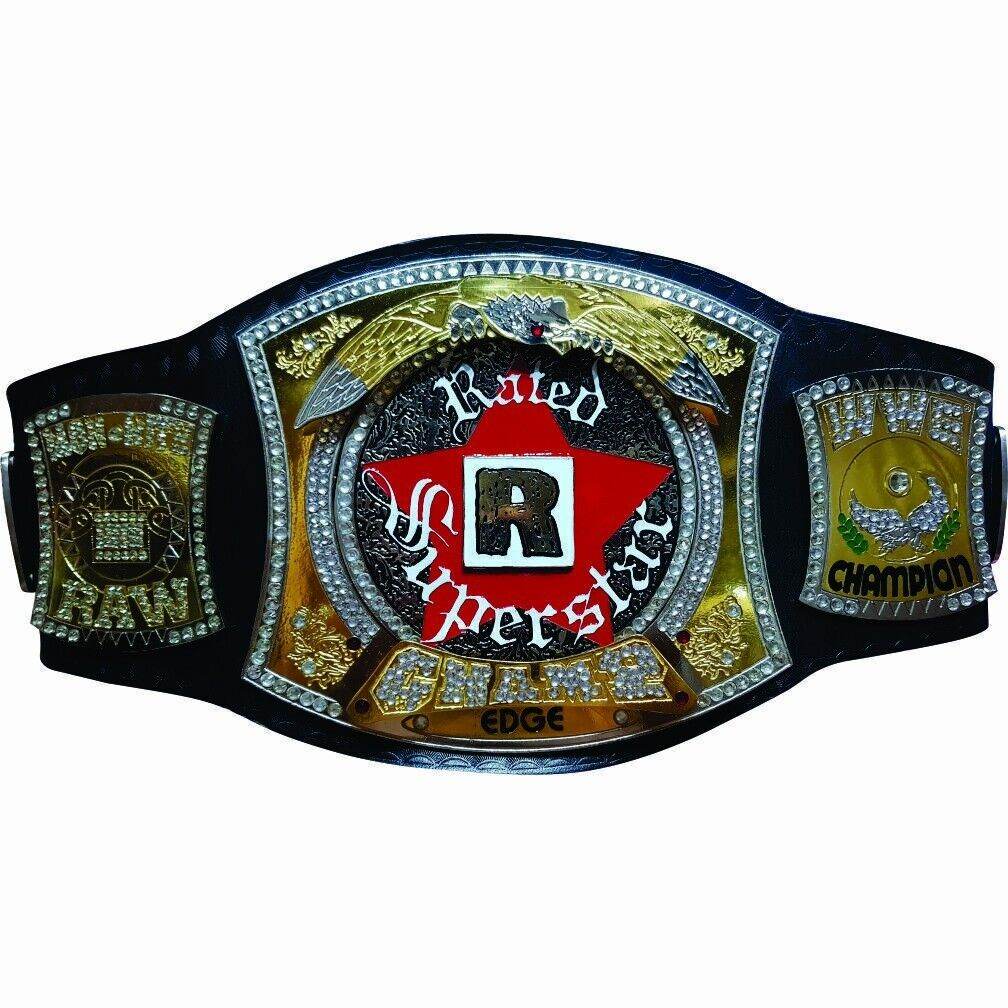 WWE Edge R Rated Championship Replica Title Belt Championship Belt WWF Belt