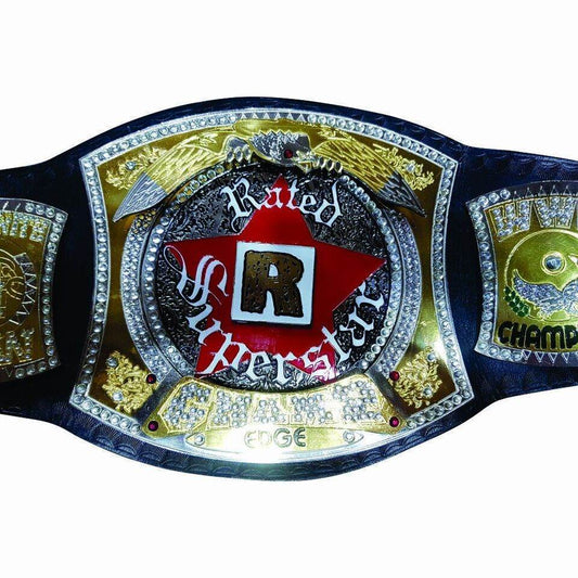 WWE Edge R Rated Championship Replica Title Belt Championship Belt WWF Belt