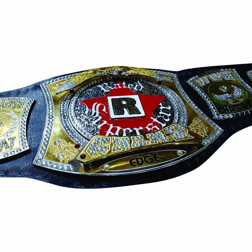 WWE Edge R Rated Championship Replica Title Belt Championship Belt WWF Belt