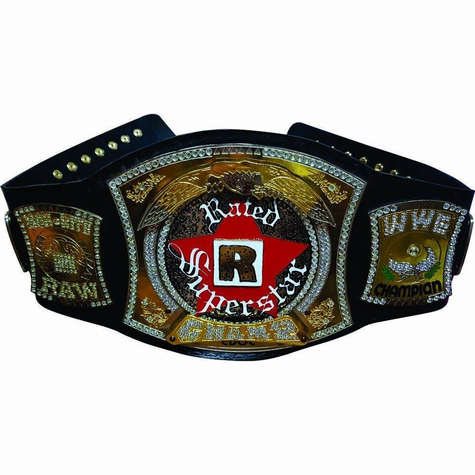 WWE Edge R Rated Championship Replica Title Belt Championship Belt WWF Belt