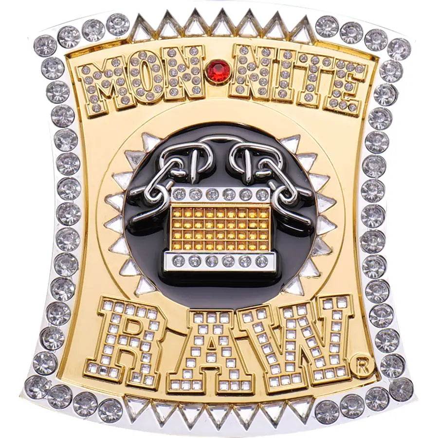 RAW and SmackDown Spinner WWE Side Plate Box Set Championship Belt WWF Belt