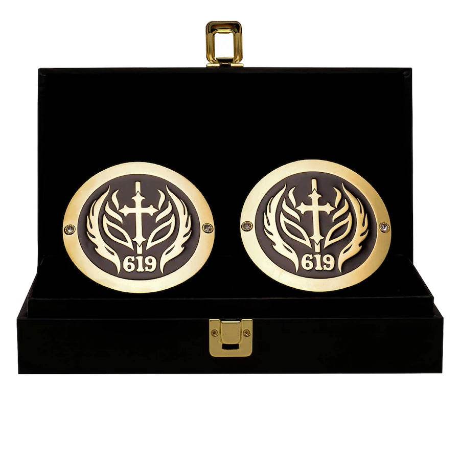 Rey Mysterio Championship Replica Side Plate Box Set Championship Belt WWF Belt