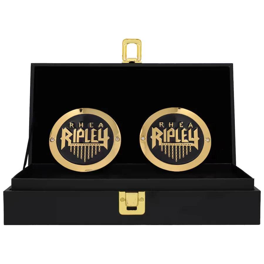 Rhea Ripley Replica Side Plate Box Set Championship Belt WWF Belt