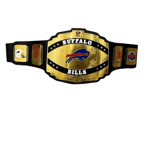 New Buffalo Bills NFL Championship Belt Adult Size 2mm Brass Championship Belt WWF Belt