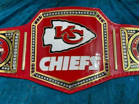Kansas City Chiefs Super bowl Football NFL Championship Belt Championship Belt WWF Belt