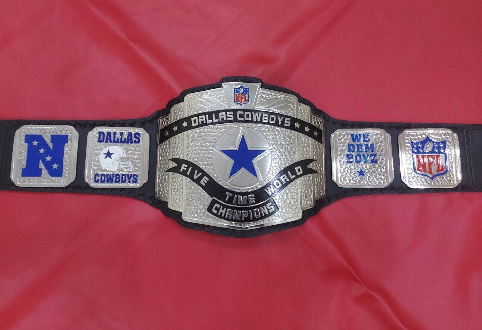 Super Bowl Dallas Cowboys NFL Championship Replica Belt Championship Belt WWF Belt