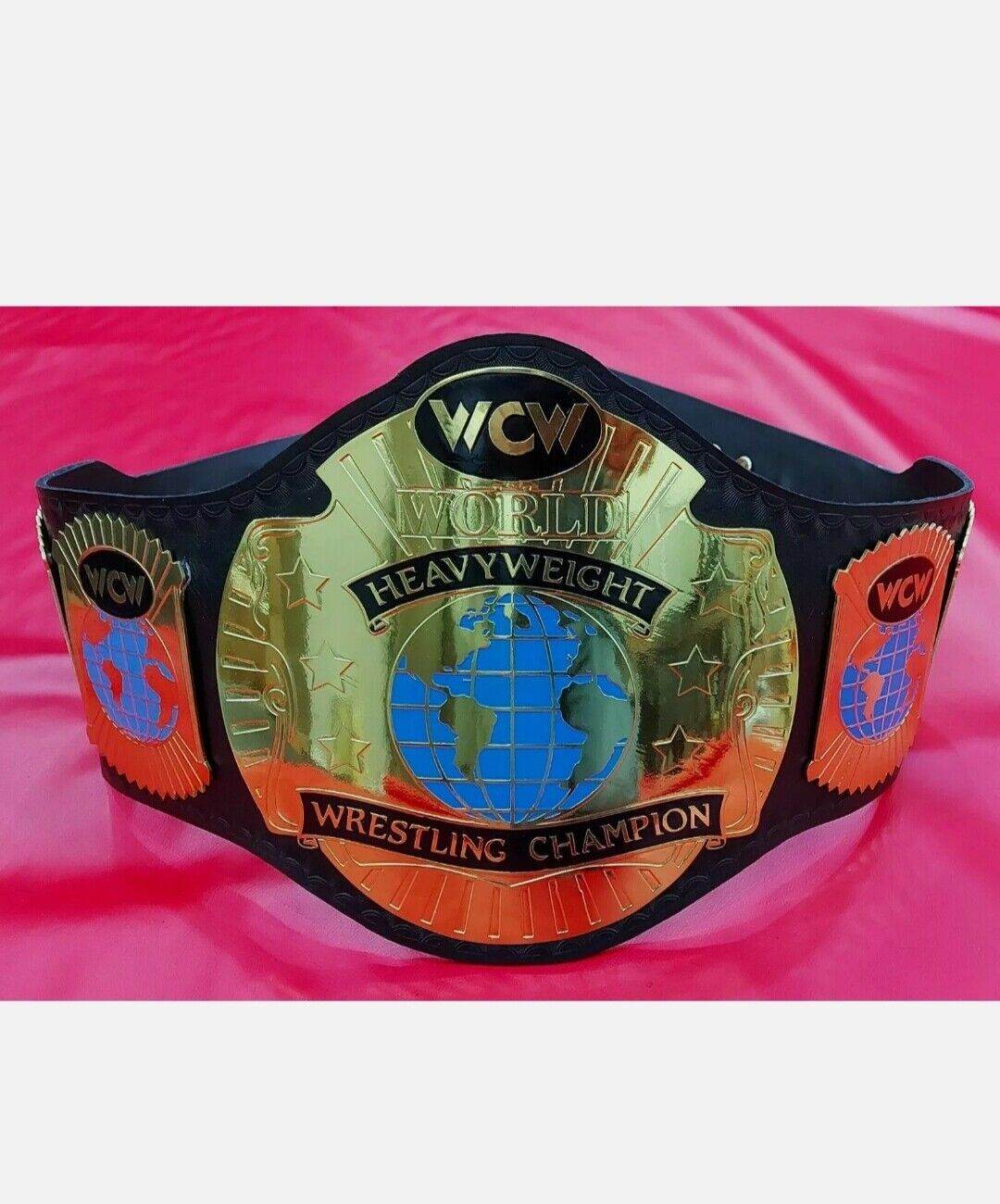 Wcw World Heavyweight Wrestling Champion Belt 2mm Championship Belt WWF Belt