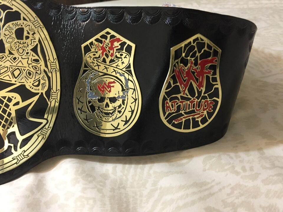 WWF Smoking Skull Championship Replica Title Belt Championship Belt WWF Belt