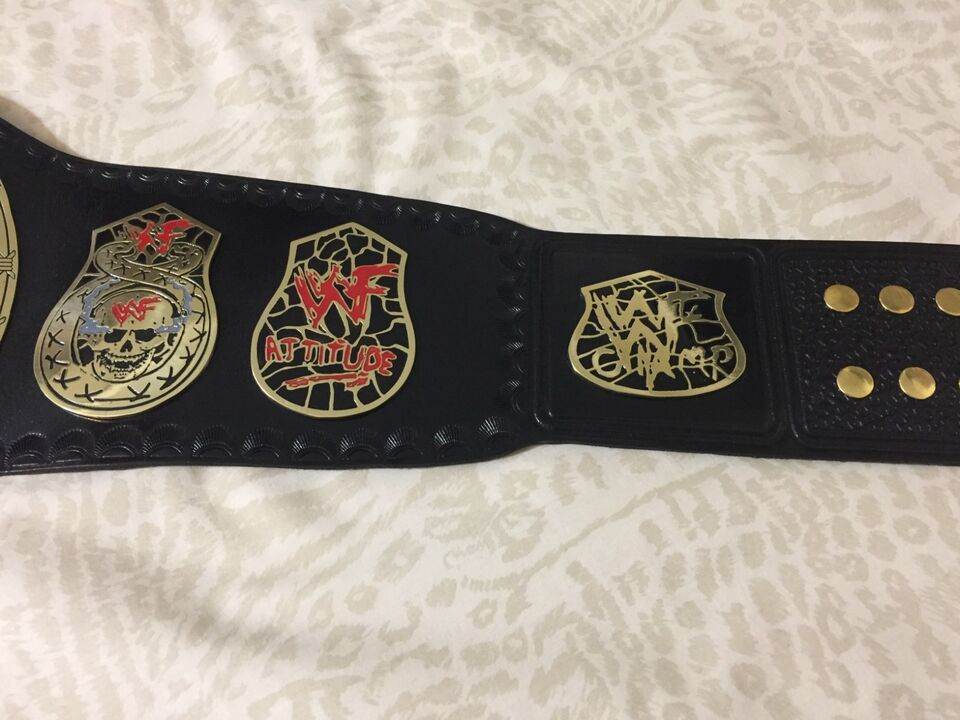 WWF Smoking Skull Championship Replica Title Belt Championship Belt WWF Belt