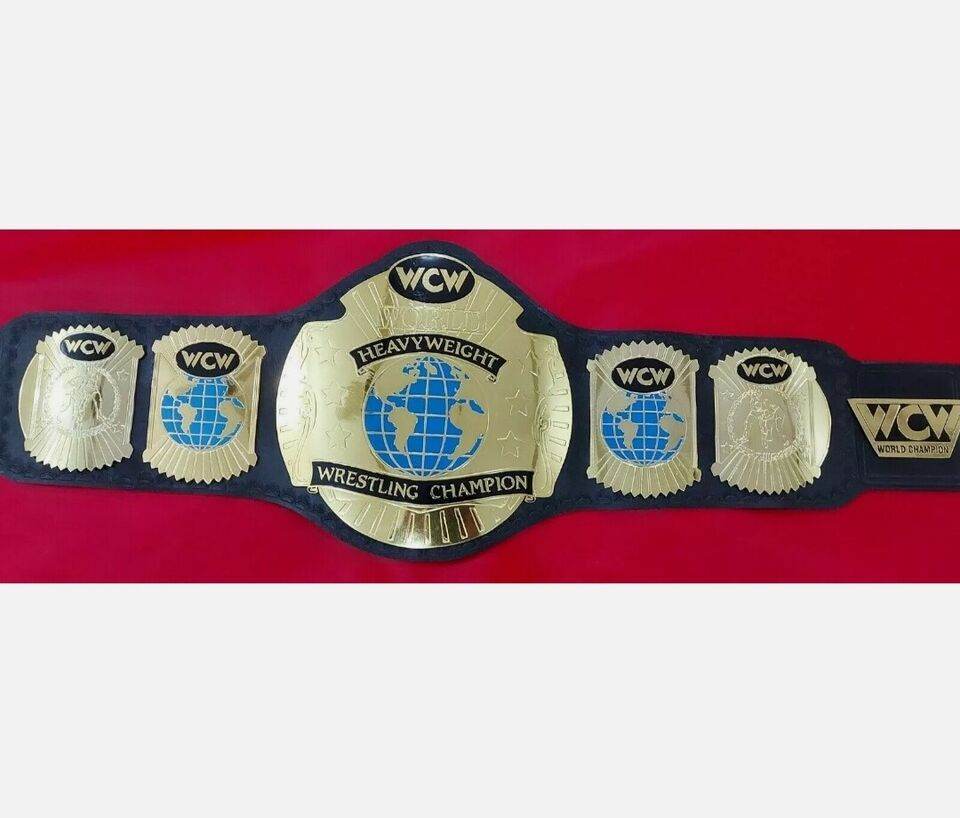 Wcw World Heavyweight Wrestling Champion Belt 2mm Championship Belt WWF Belt