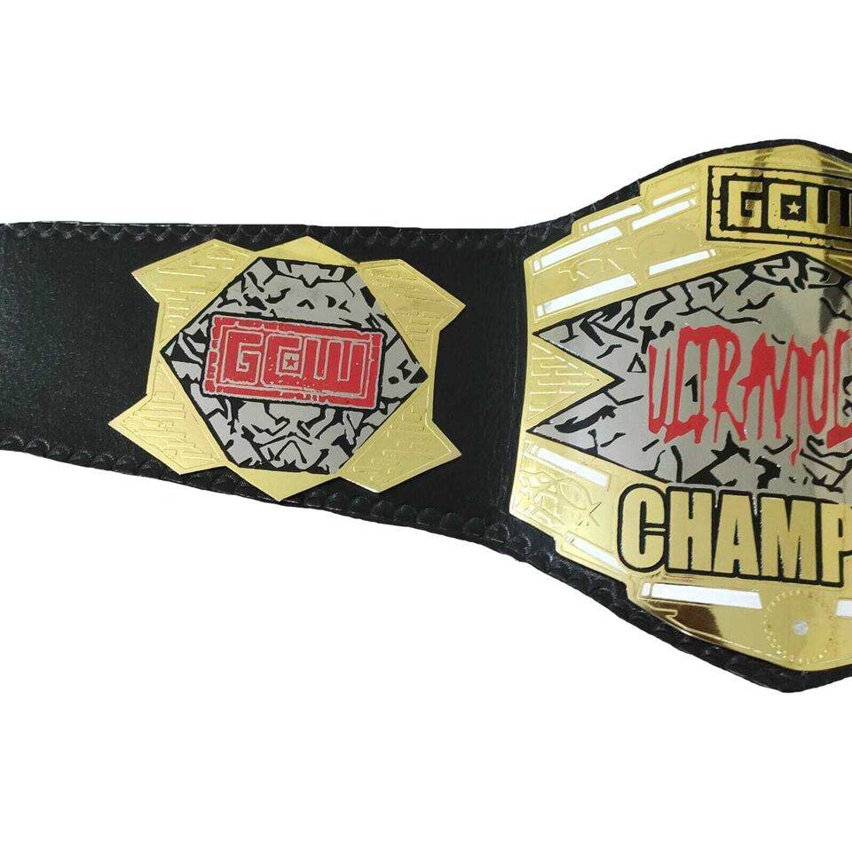 GCW ultraviolent Wrestling Championship Title Belt Championship Belt WWF Belt