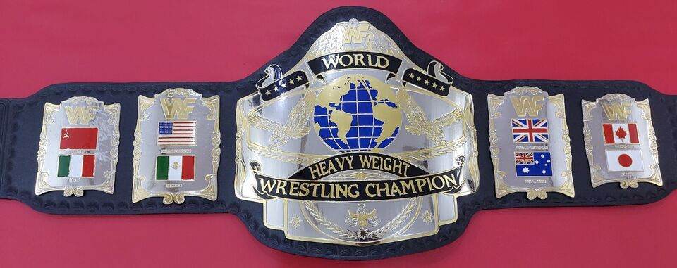 Andre 86 World Heavyweight Wrestling Championship Tittle Belt Championship Belt WWF Belt