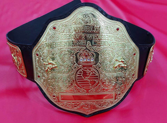 WWE Big Gold World Heavyweight Championship Tittle Belt Championship Belt WWF Belt