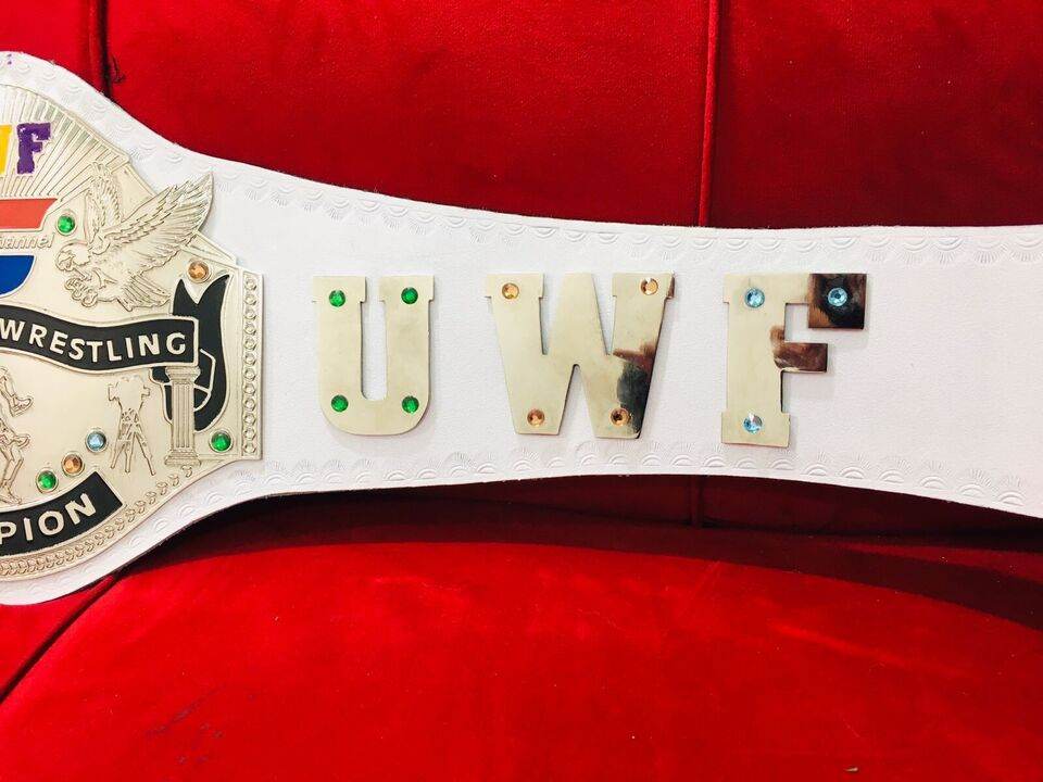 UWF Television Wrestling Championship Belt Adult Size Replica Championship Belt WWF Belt
