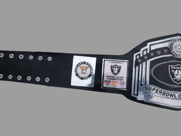 OAKLAND RAIDERS Championship Belt Super Bowl Championship Championship Belt WWF Belt