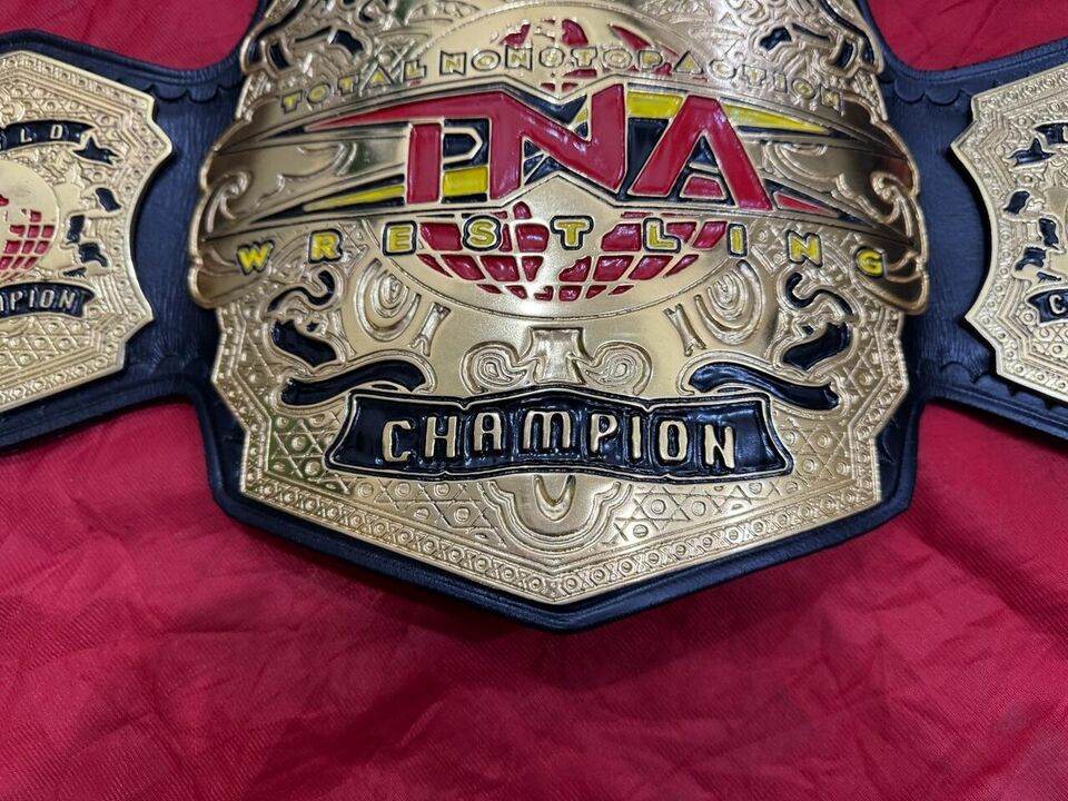 New TNA WORLD Wrestling Championship Title Belt Championship Belt WWF Belt