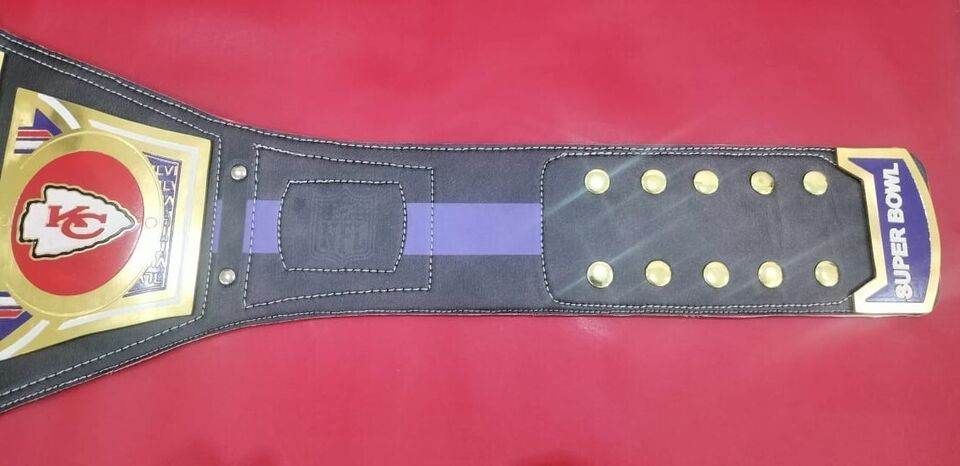 Kansas City Chiefs Edition Super Bowl LVIII Champions Legacy Title Belt Championship Belt WWF Belt