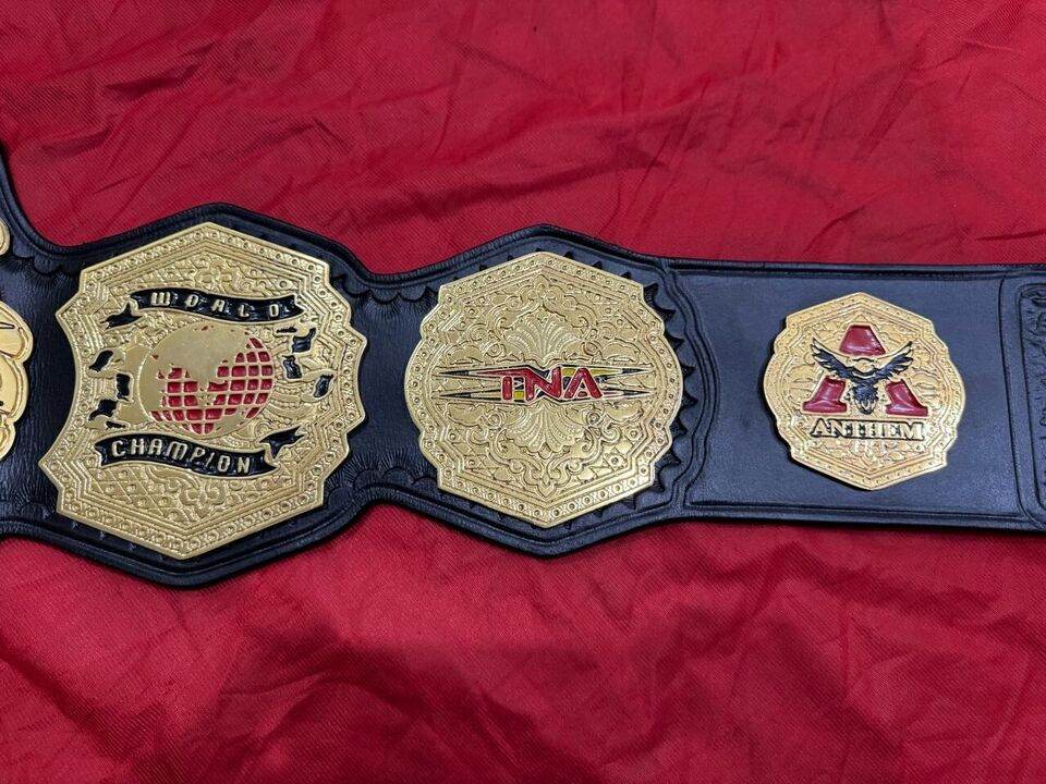New TNA WORLD Wrestling Championship Title Belt Championship Belt WWF Belt