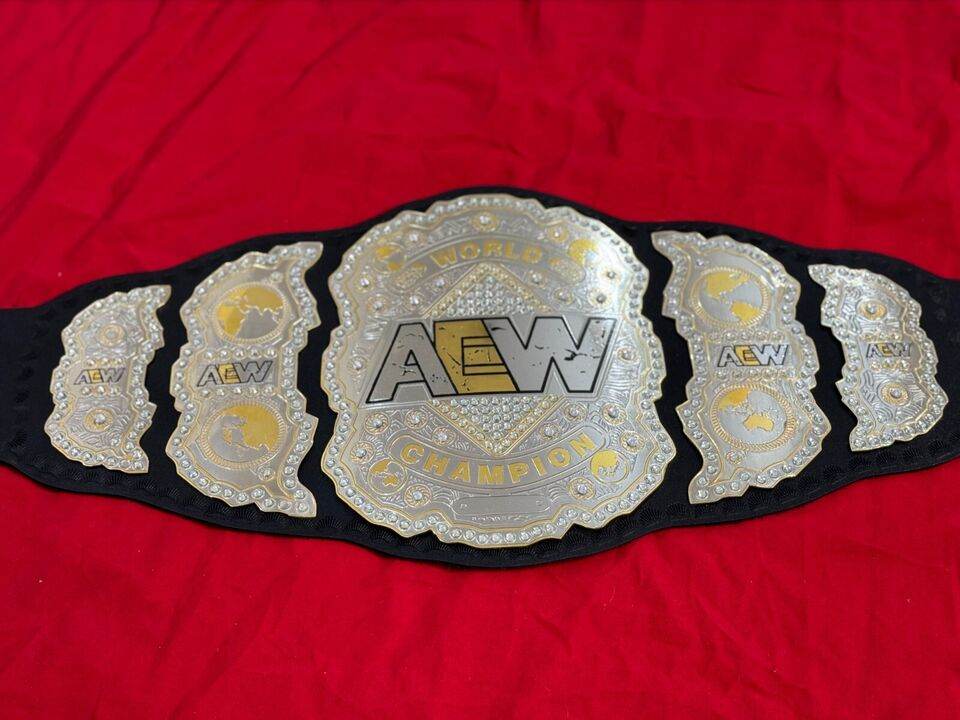 AEW World Wrestling Championship Title Replica Belt Championship Belt WWF Belt