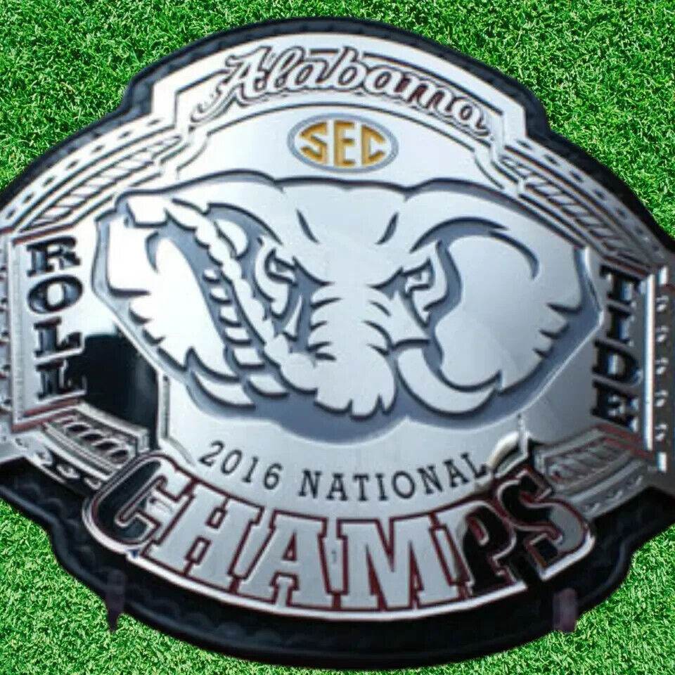 Alabama Roll Tide Championship Title American Football Fan Belt Championship Belt WWF Belt