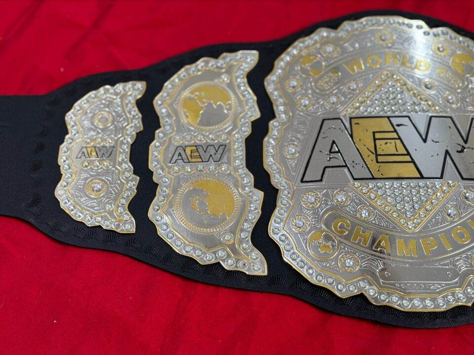 AEW World Wrestling Championship Title Replica Belt Championship Belt WWF Belt