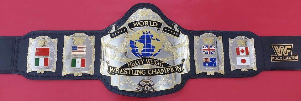 Andre 86 World Heavyweight Wrestling Championship Tittle Belt Championship Belt WWF Belt