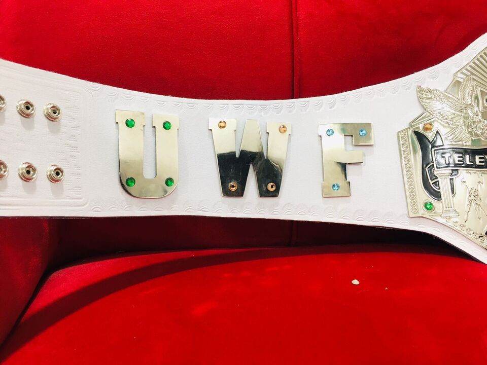 UWF Television Wrestling Championship Belt Adult Size Replica Championship Belt WWF Belt