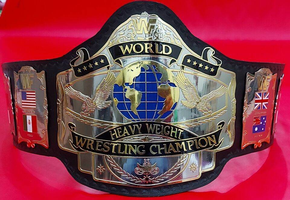 Andre 86 World Heavyweight Wrestling Championship Tittle Belt Championship Belt WWF Belt