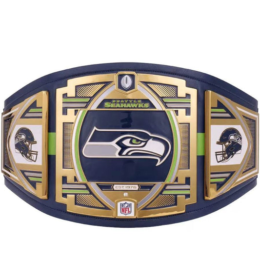 Seattle Seahawks WWE Legacy Title Belt Championship Belt WWF Belt