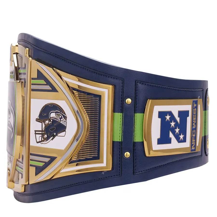 Seattle Seahawks WWE Legacy Title Belt Championship Belt WWF Belt